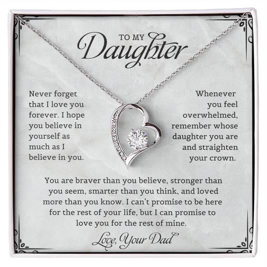 To My Daughter  | Forever Love Necklace